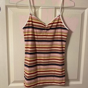 Stripped tank top.